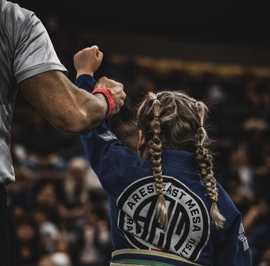 Kids Jiu-Jitsu competitor at Ares East Mesa