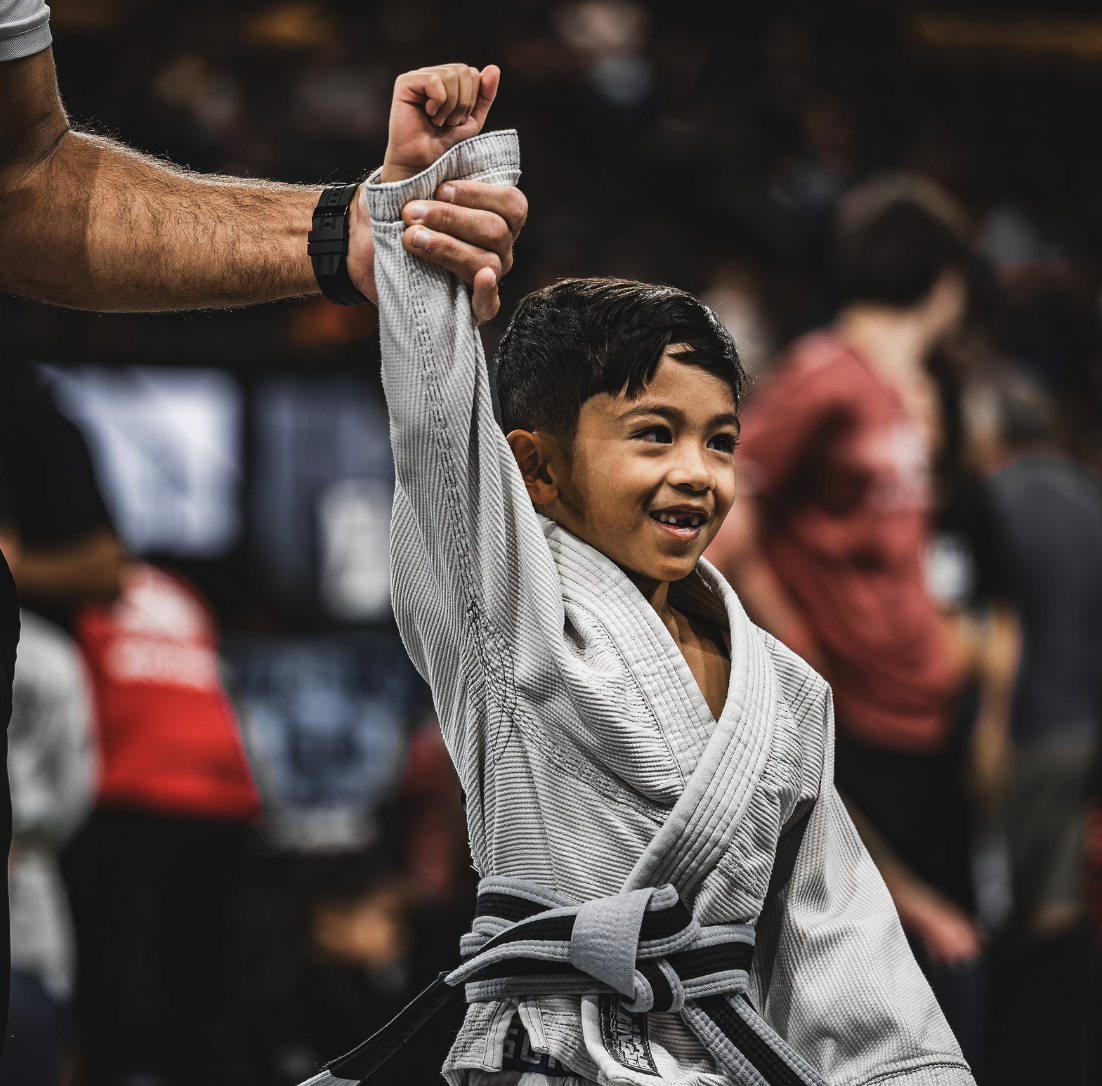 Kids Jiu-Jitsu competitor at Ares East Mesa